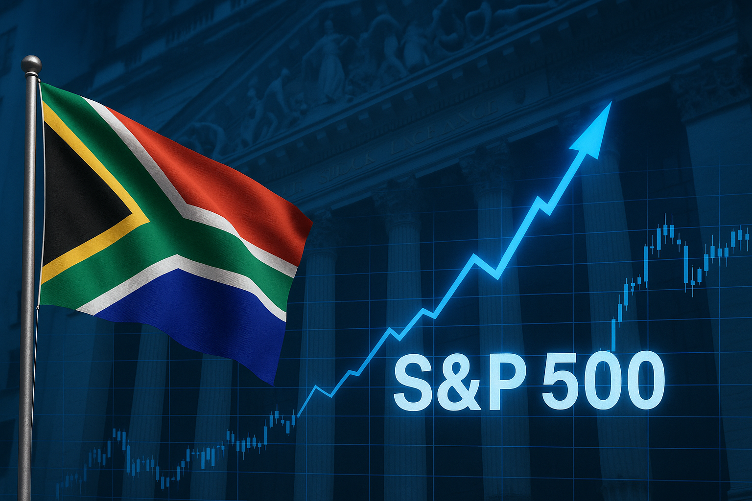 SP500 with South African Flag